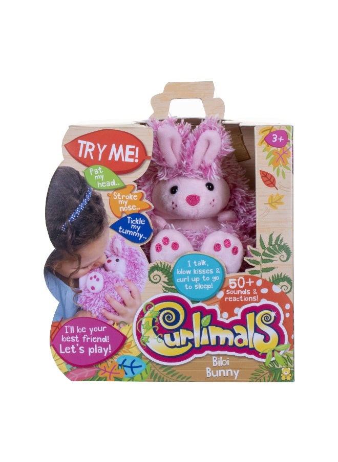 Curlimals Bibi Bunny Plush Toy (14 Cm)