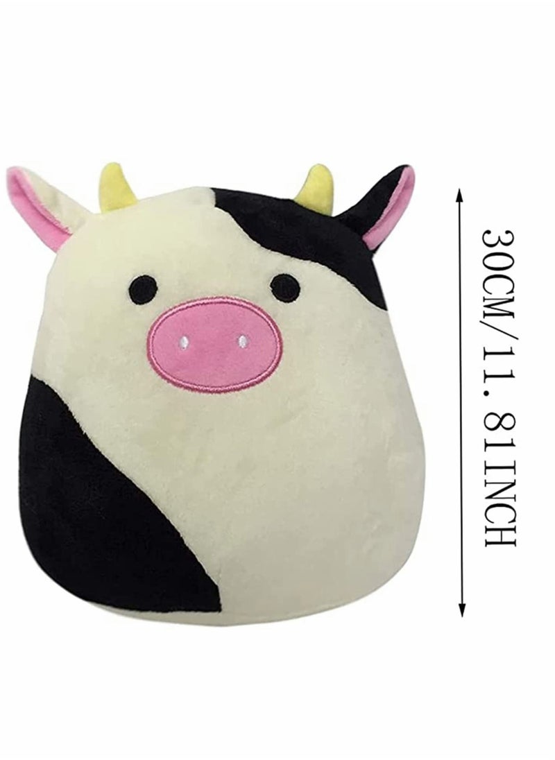 Pillow Black  Cow Plush Pillow, Cow Stuffed Animals, Pillows Cow Plushie