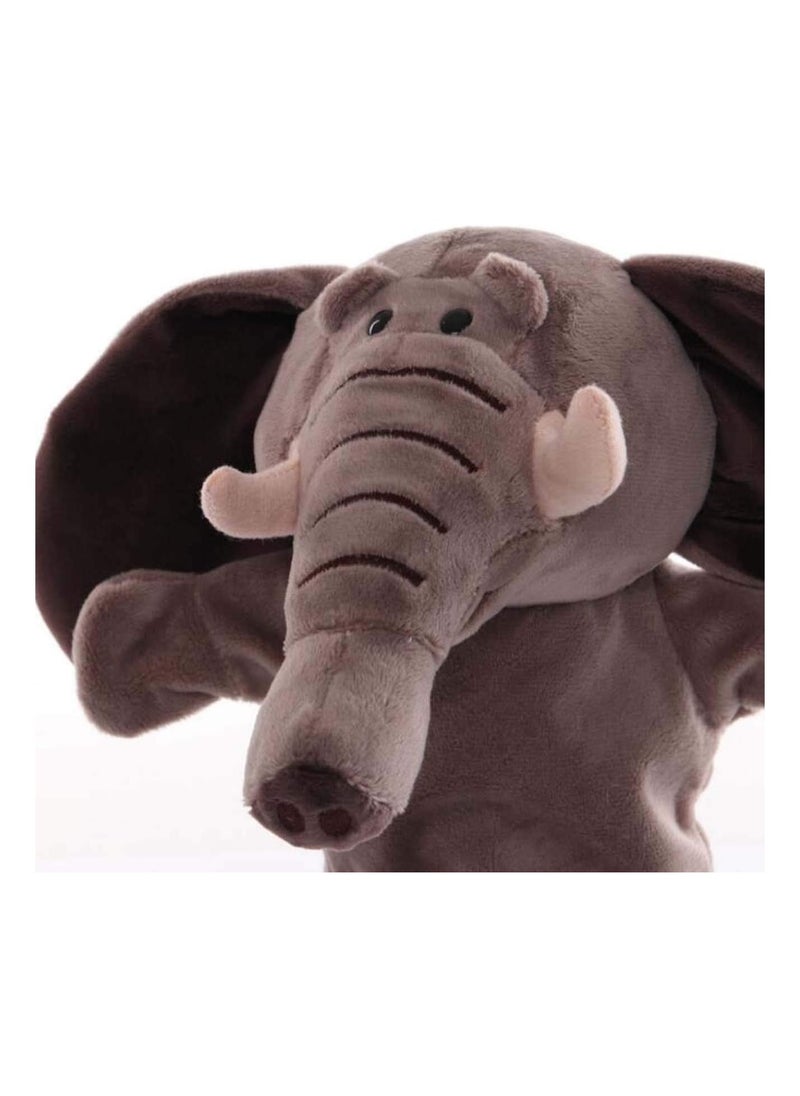 Hand Puppets Plush Animal Toys for Imaginative Pretend Play Stocking Storytelling, Elephant