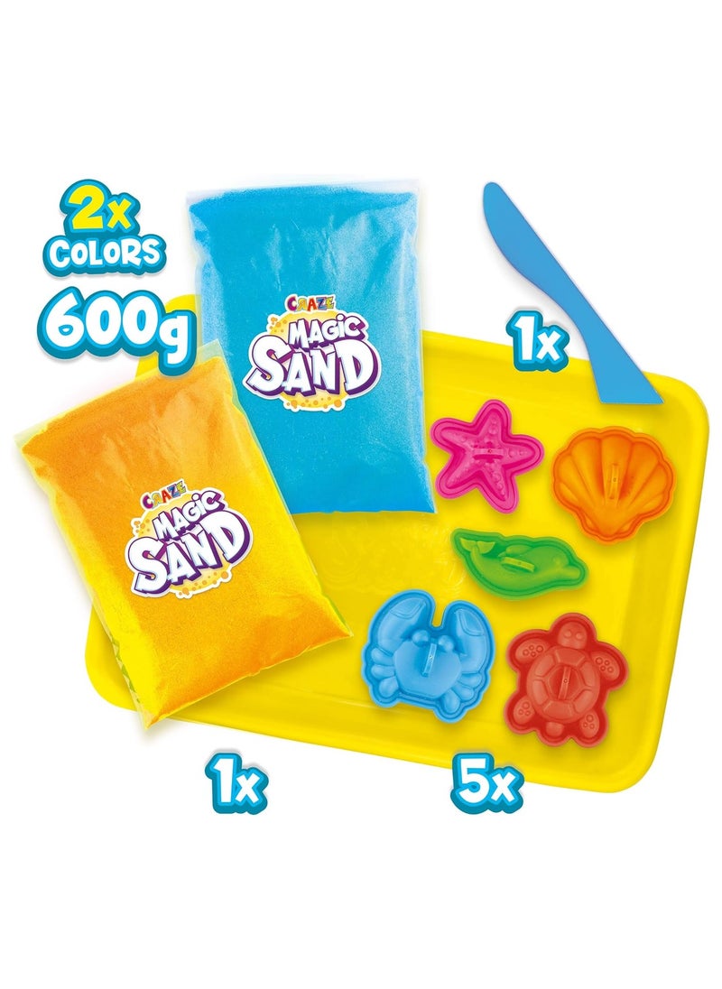Magic Sand | Sea Adventures | Kinetic Play Set | Fun Beach-Themed Craft Activity