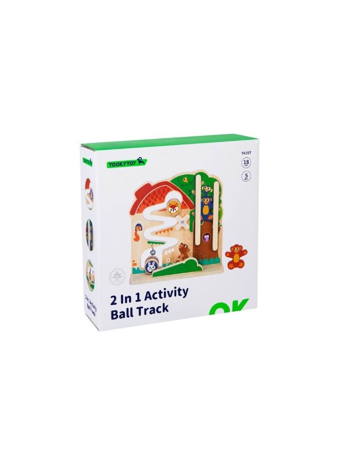 2-In-1 Activity Ball Track Playset (5 Pieces)