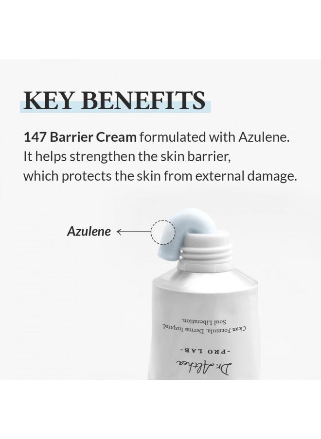 Dr.Althea Azulene 147HA - Intensive Soothing Cream - Vegan & Cruelty free, Soothing and Calming redness, Effective in acne prone skin, Deepy hydrating