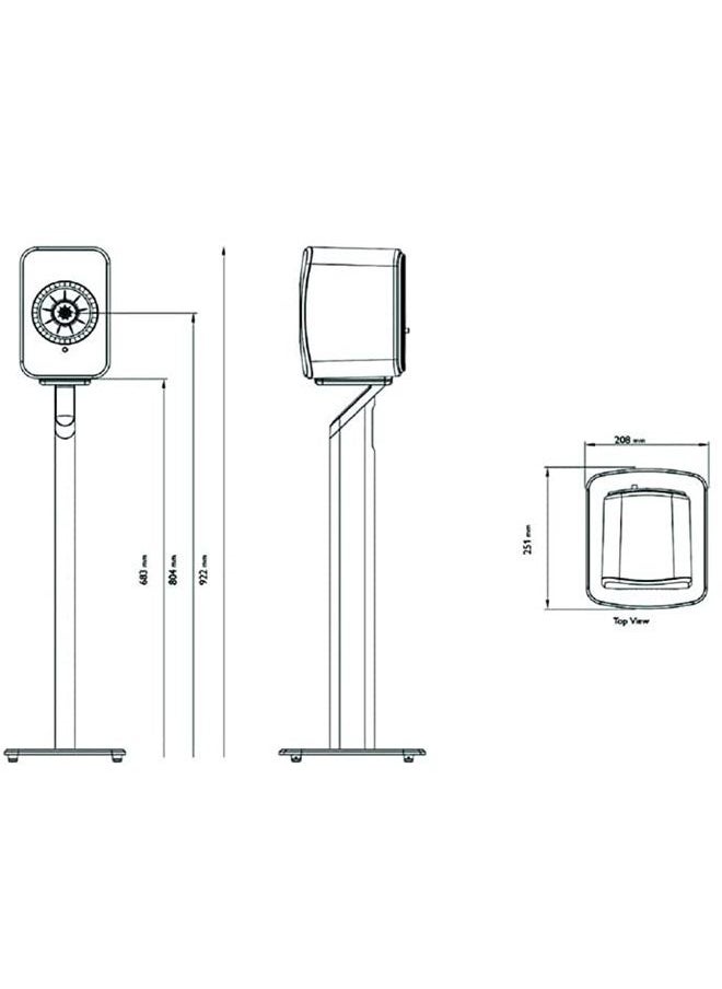 S1 floorstand (cobalt blue)