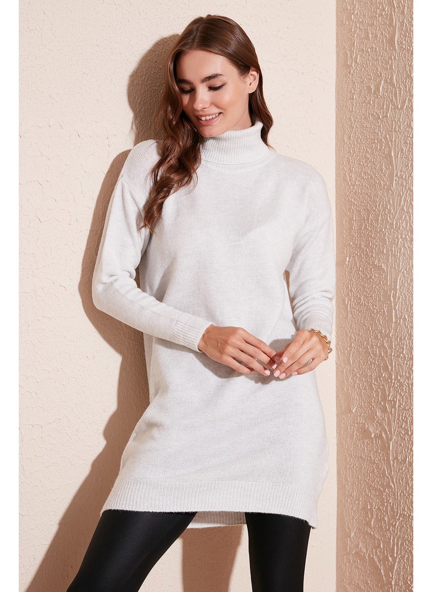 Turtleneck Long Sleeve Tunic Women's Tunic 4614585