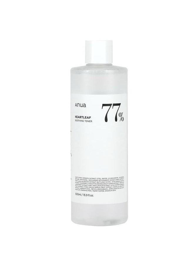 ANUA HEARTLEAF 77% SOOTHING TONER 500ml