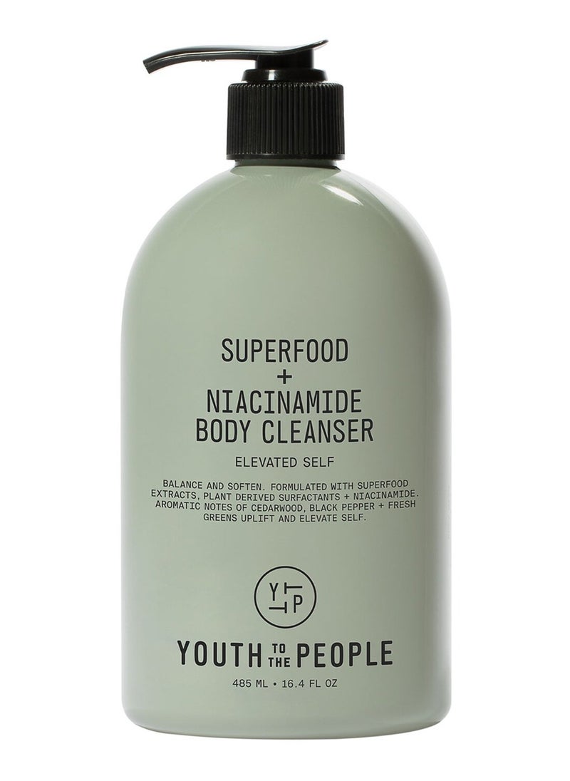 Superfood + Niacinamide Body Cleanser With Antioxidants & Hyaluronic Acid