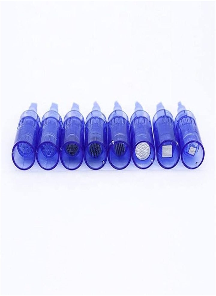 A1/ A6 Microneedle Replacement Cartridge, Microneedle/Cartridge for Ultima A1/A6/M5/M7/N2 (10 Pack, A6 Nano Round)