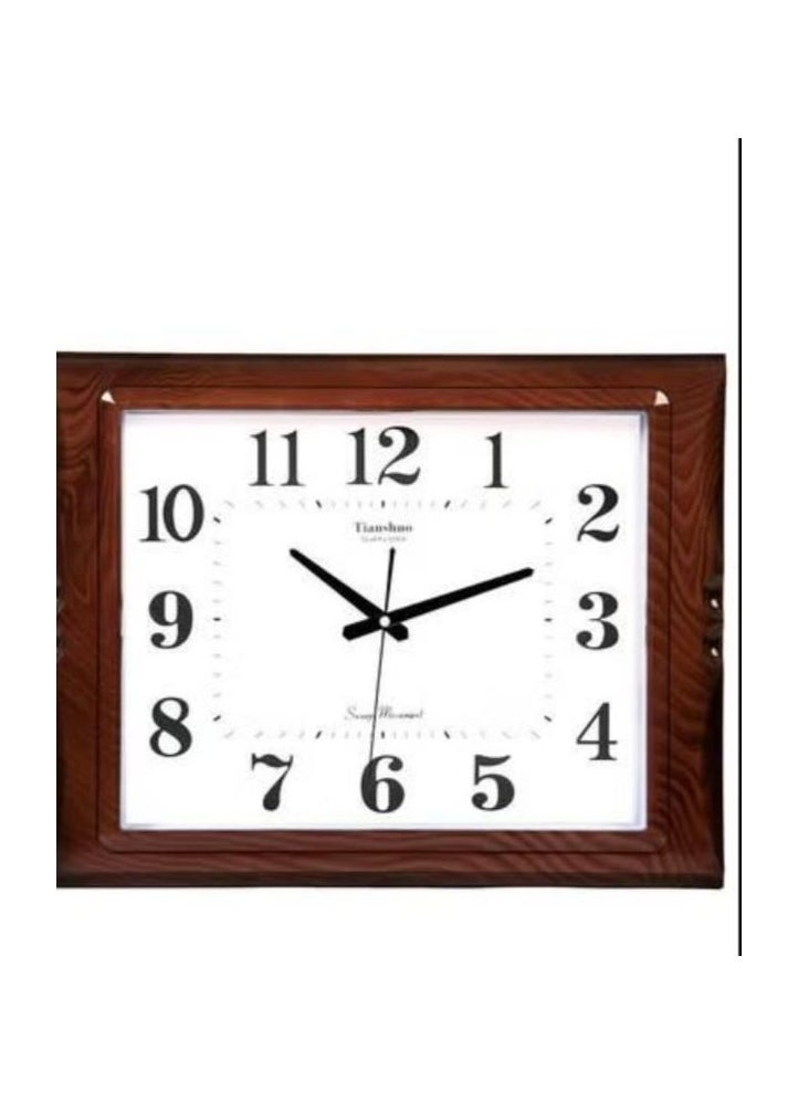 Luminous European fashion square wall clock 52 * 42cm