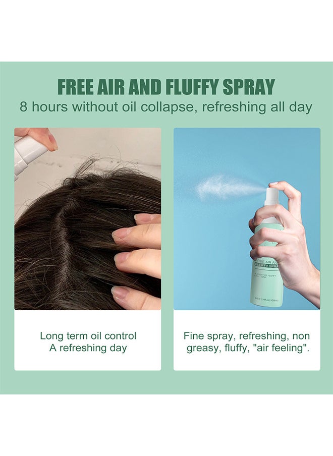 Disposable Dry Hair Spray Air Fluffy Feeling Oily Head Dry Hair Volume Free Wash Lazy Dry Hair Agent 100ml