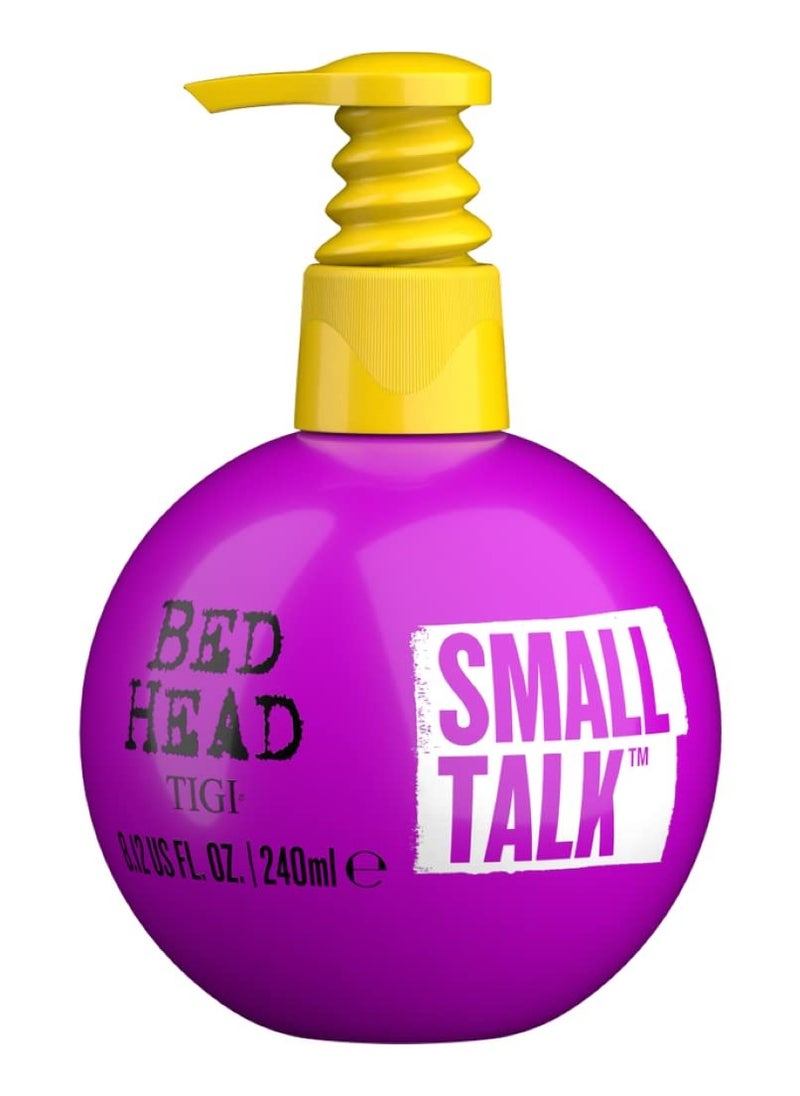 Small Talk Hair Thickening Cream - Use for Voluminous Fine, Thin And Flat Hair - Use on Damp Hair - Premium Thickening - 240ml