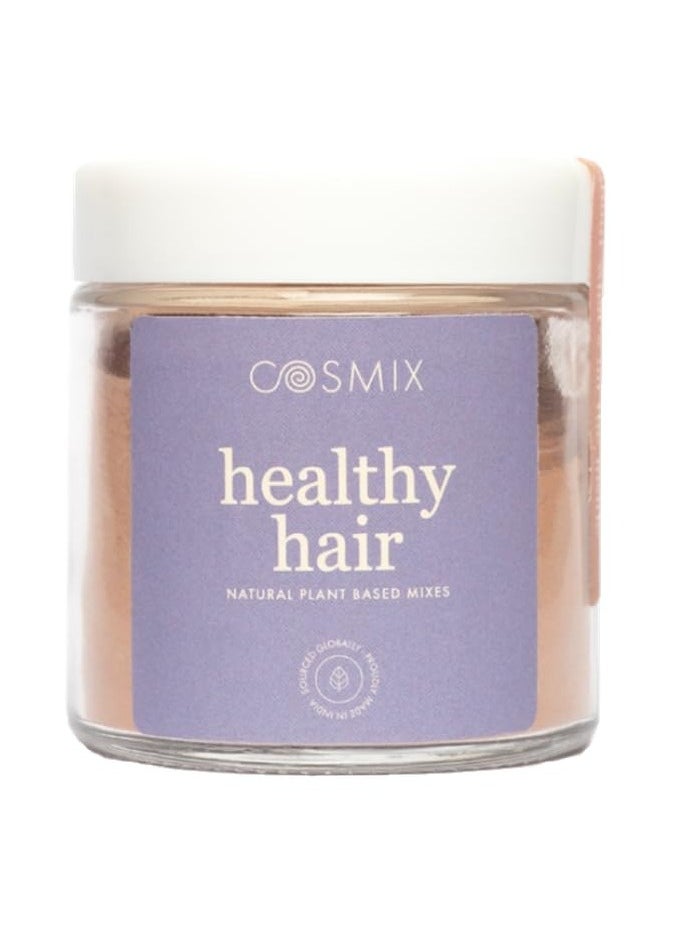 Cosmex Healthy Hair - For Healthy Scalp & Hair - Biotin Booster - Superfood Blend With Berries, Amla & Bamboo Shoot - 60G - 40 Servings - No Preservatives No Added Sugar - Vegan Powder