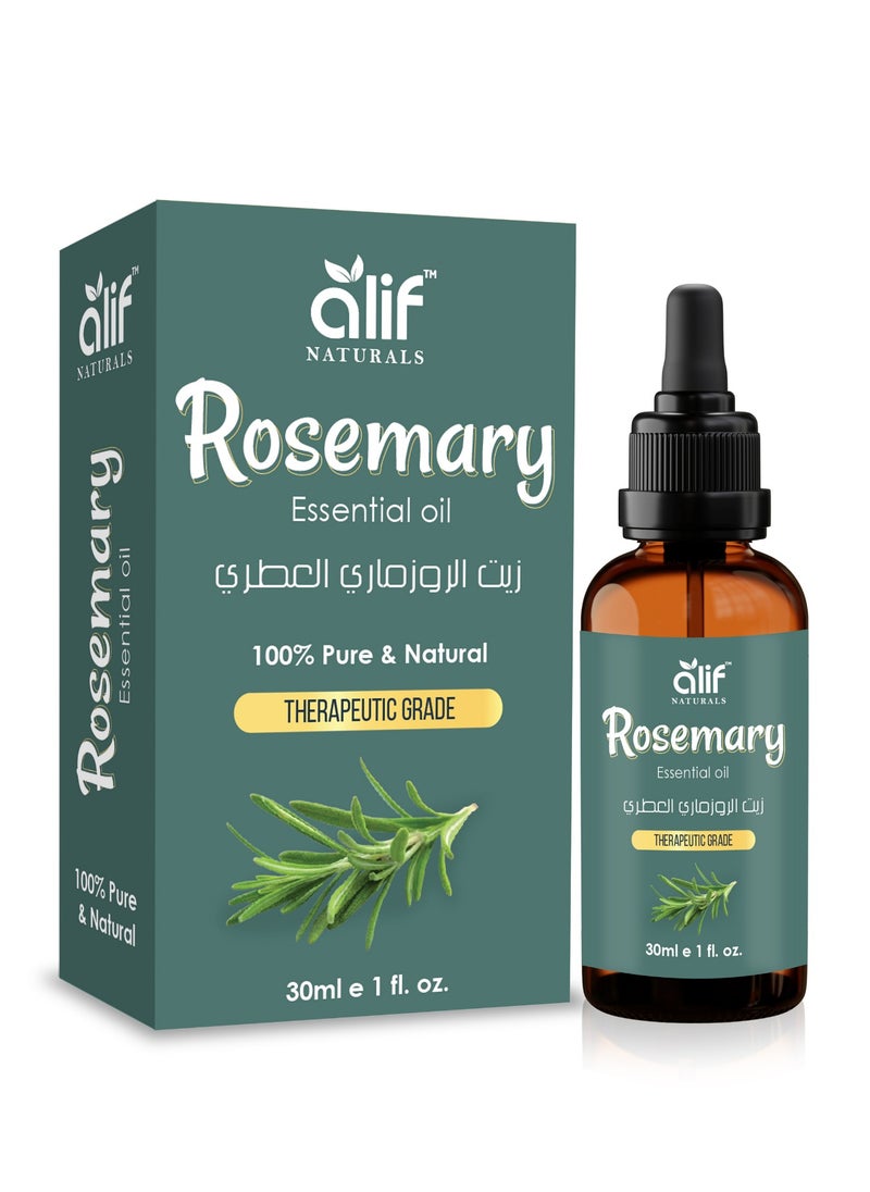 Spain Rosemary Essential Oil | 100% Pure & Natural | Premium Therapeutic Grade | 30 ml