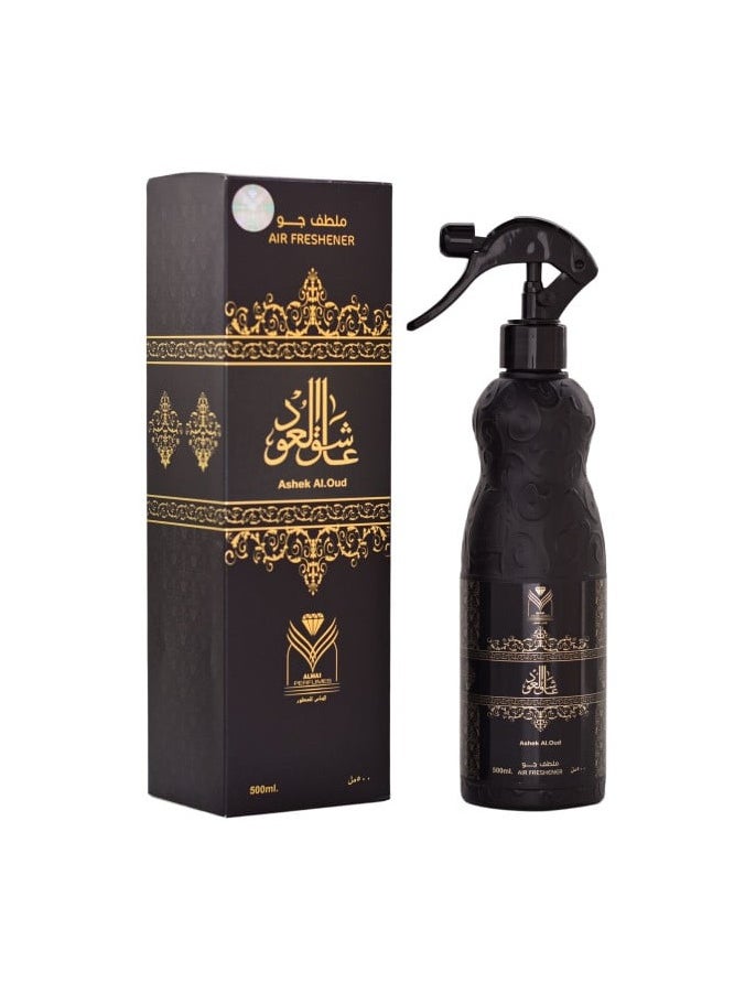 Ashek Al Oud Air Freshener - 480ml | Luxurious Home Fragrance