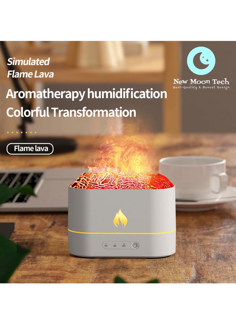 Lava Series L1 Aromatherapy Machine. Aroma Diffuser Humidifier. Water Soluble Essential Oil Can Be Added. Black/White are available.