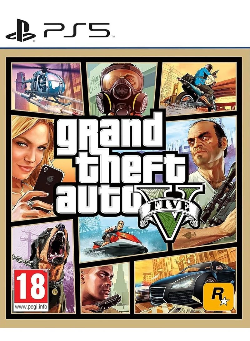 PlayStation 5 Slim Disc Console KSA Version With Extra Controller Grand Theft Auto V (Intel Version) And EA FC 25