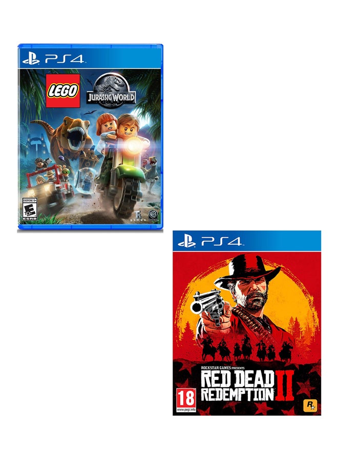 LEGO Jurassic World + Red Dead Redemption 2 - playstation_4_ps4