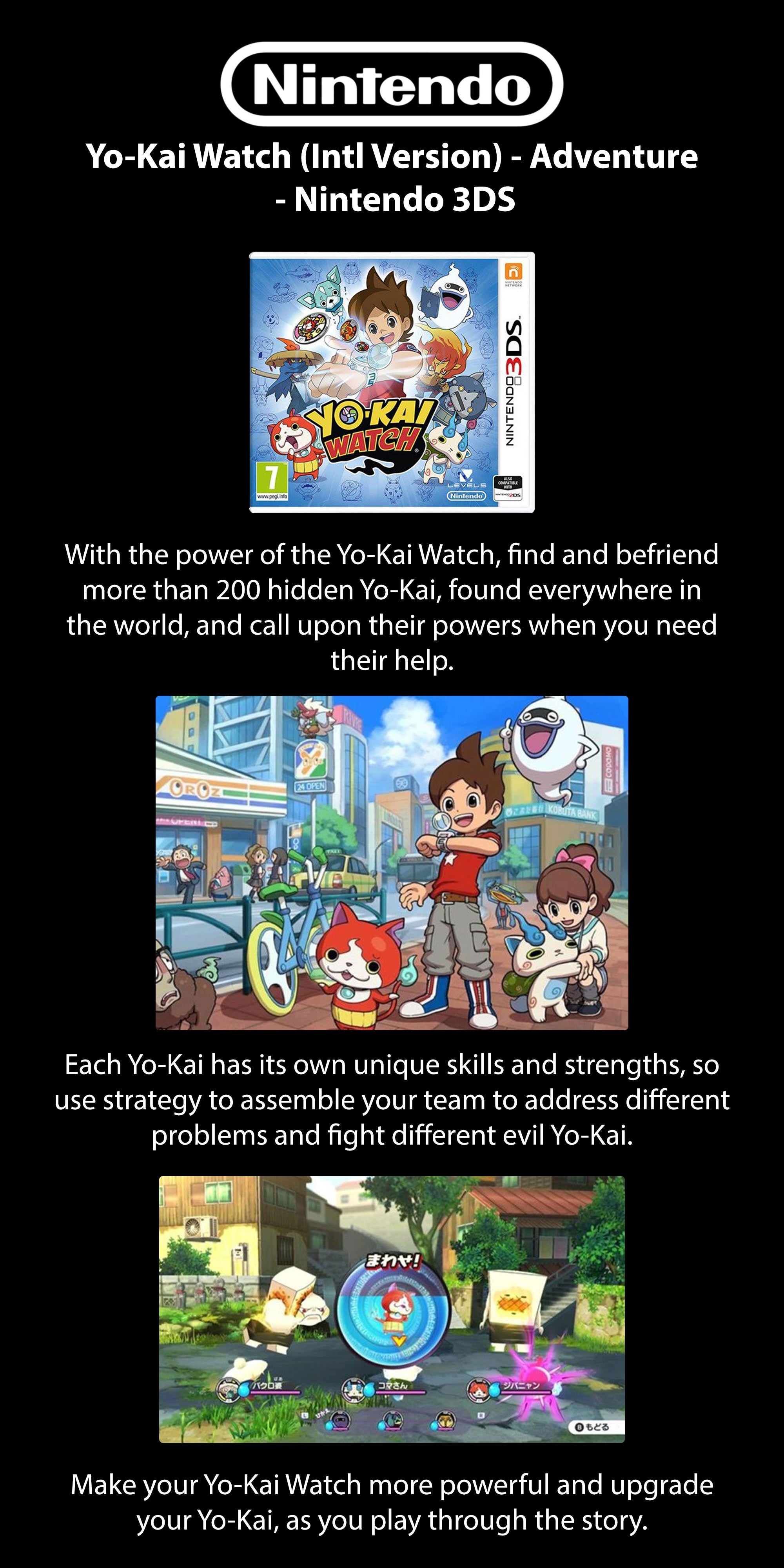 Yo-Kai Watch (Intl Version) - Adventure - Nintendo 3DS