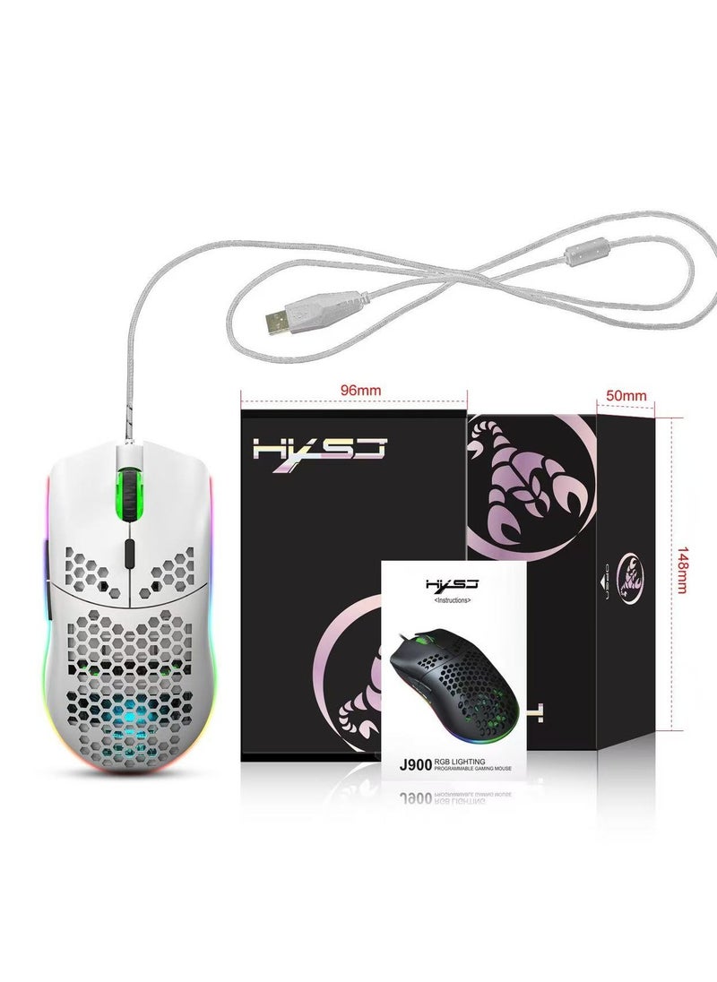 Gaming Model O Wireless Gaming Mouse - Superlight, 69g Honeycomb Design, RGB, Ambidextrous, Lag Free 2.4GHz Wireless, Up to 71 Hours Battery - Matte White