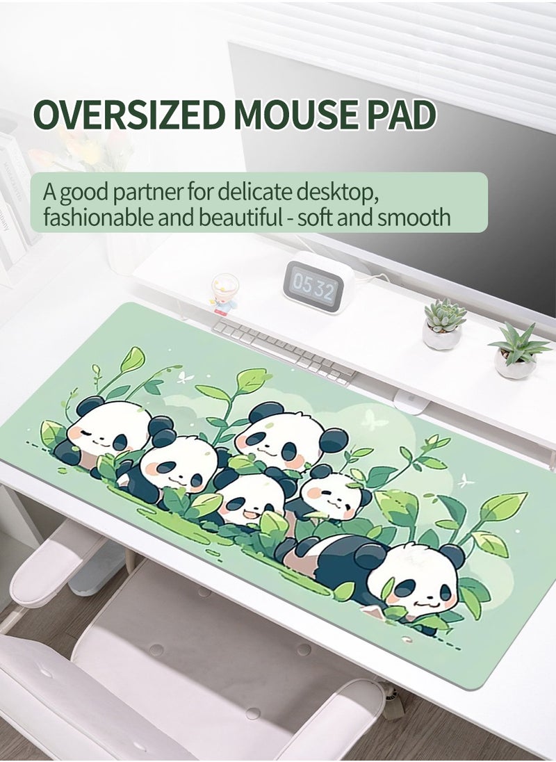 90cm*40cm Anime Mouse Pad, Gaming Mouse Pad, Large Mouse Pad, Extended Keyboard Mouse Pad, Extended Keyboard Mouse Pad with non-slip base and stitched edges