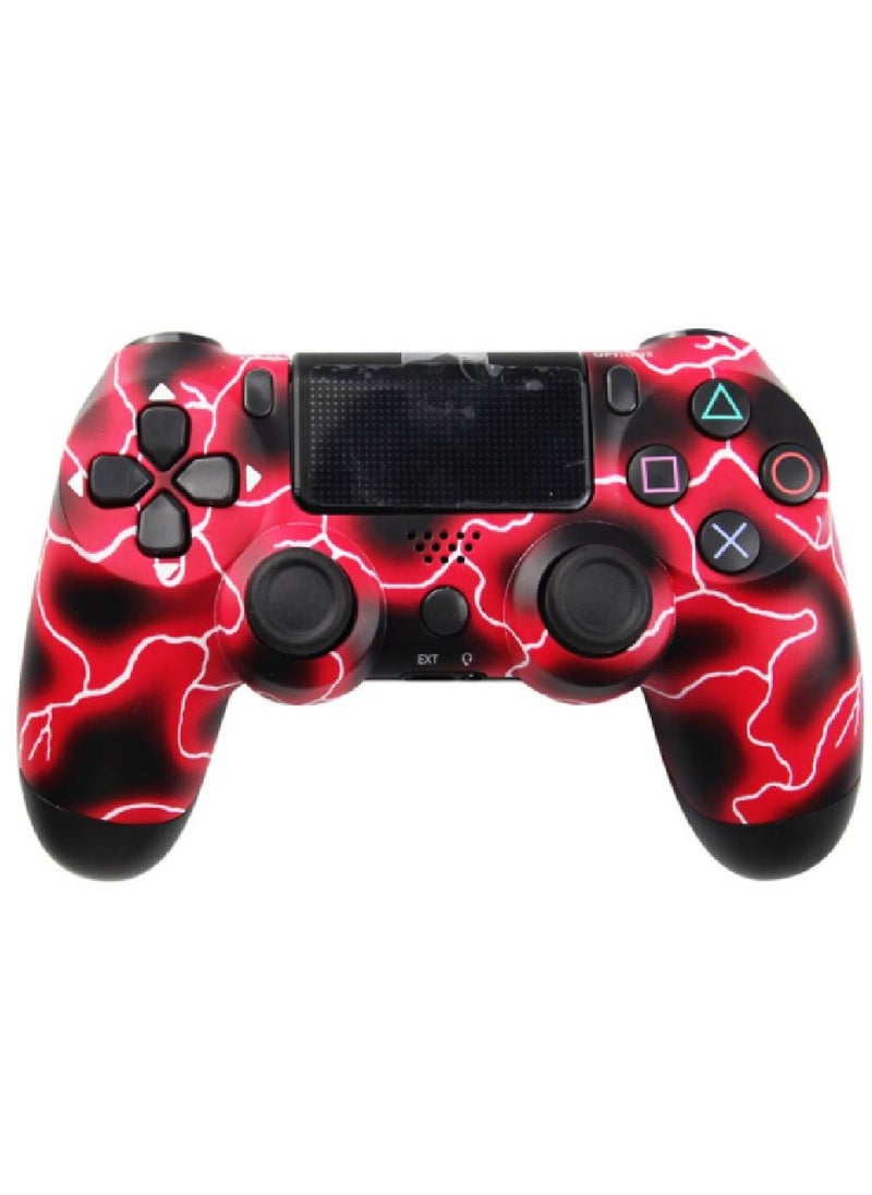 Wireless DualShock 4 Controller for PS4 - Vibration Feedback, Motion Sensors, Touchpad, Light Bar, Share Button & Speaker for Ultimate Gaming Experience (Red)