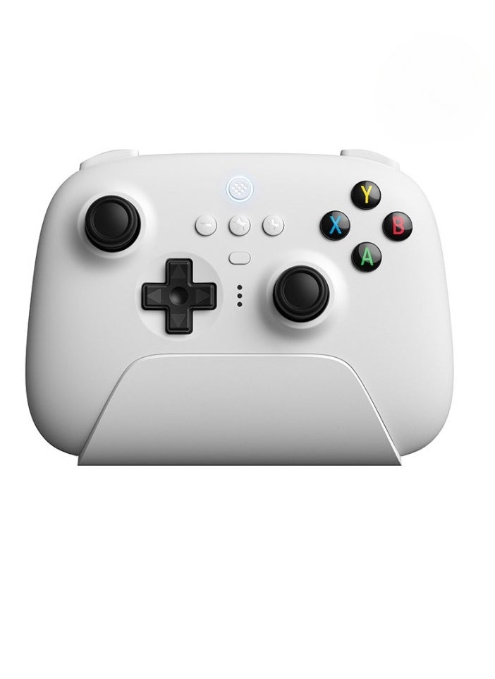 2.4G Wireless Controller, Lightweight Portable Hall Effect Joystick, Anti Slip Durable Gamepad Controller, Gaming Controller With Charging Dock For PC, Android, Steam Deck, (1pc, White)