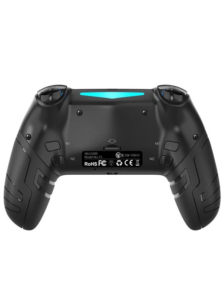 Classic Gamepad PS4 Wireless Gaming Controller Multi-platform compatible PC/PS4/Apple Android Phone Black