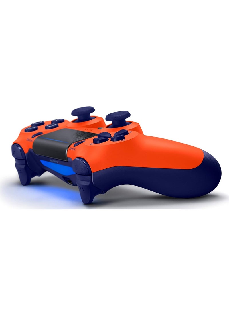 Wireless DualShock 4 Controller for PS4 - Vibration Feedback, Motion Sensors, Touchpad, Light Bar, Share Button & Speaker for Ultimate Gaming Experience (Orange)