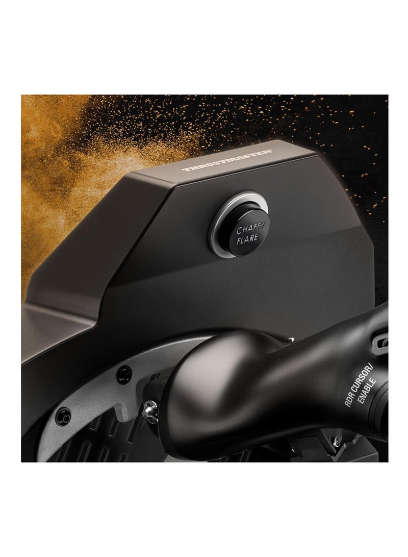 Thrustmaster Viper TQS: Metal Throttle Quadrant System, 21 Action Buttons, 5 Axes, Iconic Chaff/Flare Functions