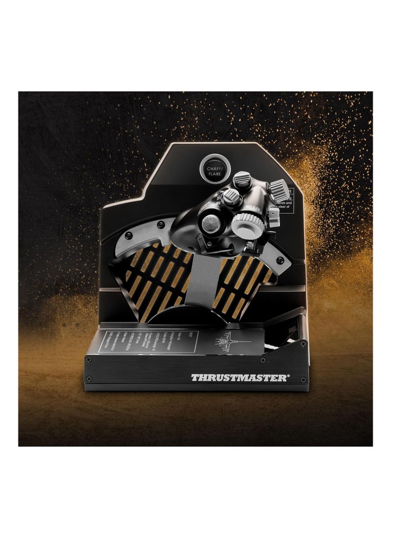 Thrustmaster Viper TQS: Metal Throttle Quadrant System, 21 Action Buttons, 5 Axes, Iconic Chaff/Flare Functions