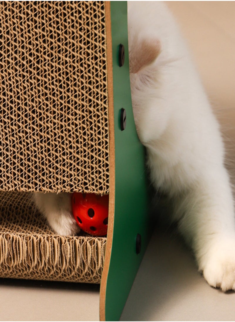 Cat scratcher, Cat scratching board, Cat Toy, Cactus Shape Vertical Cat Scratching Board L shaped Cat Scratcher Toys Corrugated Paper