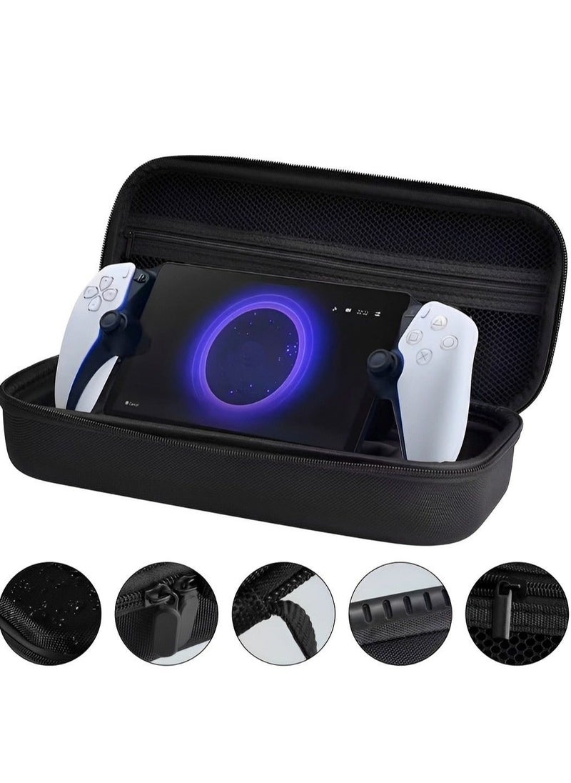 Carrying Case Compatible with PlayStation 5 Portal Remote Player Handheld Game Console, Shockproof Anti-Scratch Travel Portable Bag Accessories, PS Portal Protective Shell