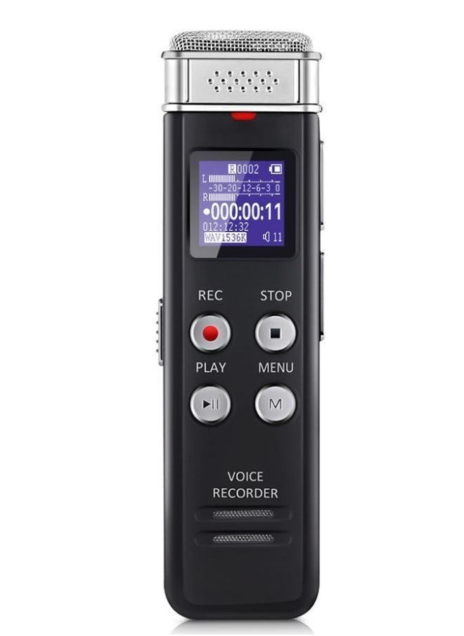 32GB Digital Voice Recorder Voice Activated Recorder with Playback - Upgraded Small Tape Recorder for Lectures, Meetings, Interviews, Mini Audio Recorder USB Charge, MP3