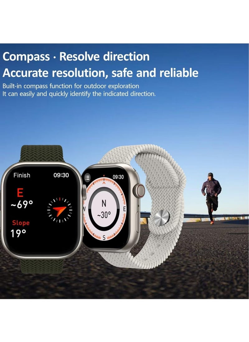 9 Pro+ Smart Watch with Fitness Tracking, Sleep Monitoring & Multi-Functional Display – Advanced Health & Activity Tracking