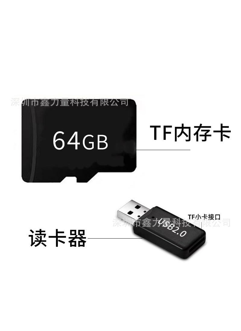 X2 Kids HD Digital Camera Mini Sports Toy Gift64g Sufficient Memory Card Reader 64g Sufficient Memory Card Reader