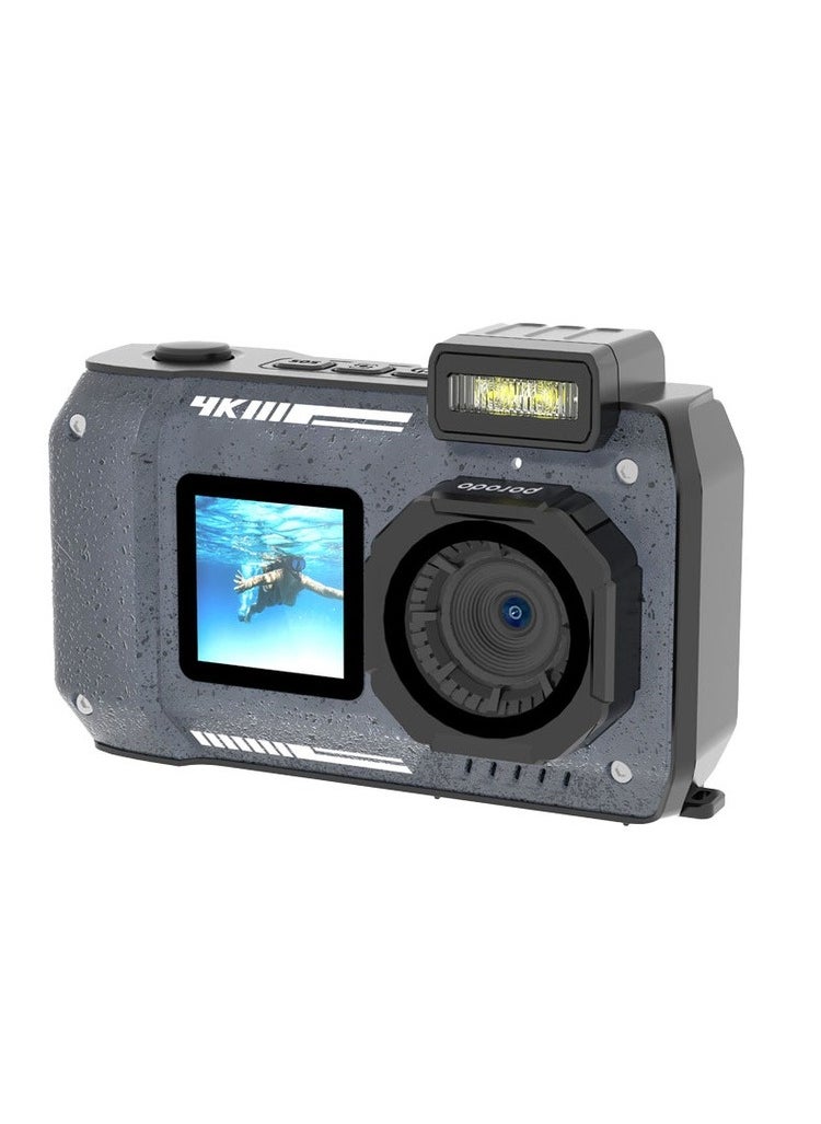 Porodo Waterproof Digital Camera Dual Screen & X Zoom