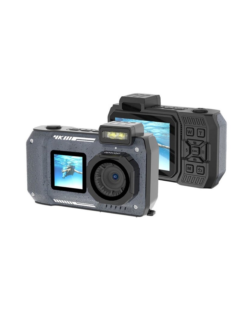 Porodo Waterproof Digital Camera Dual Screen & X Zoom