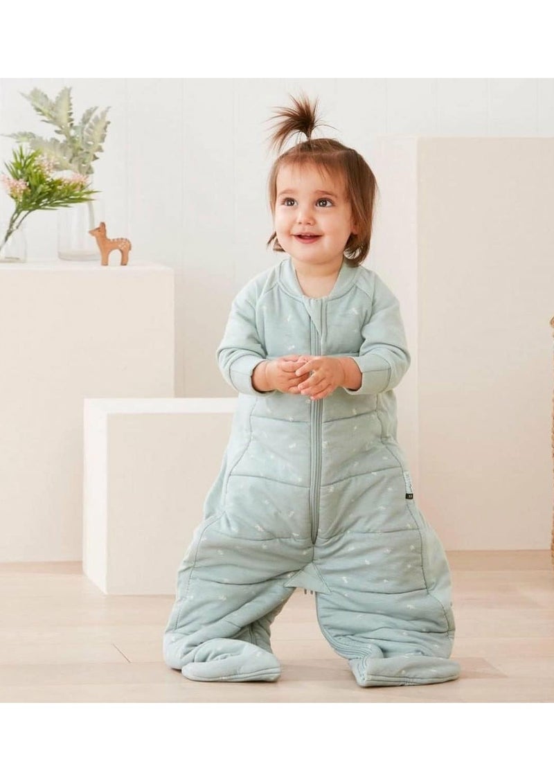 ergoPouch Baby Sleep Sack 3.5 TOG, Organic Cotton Sleep Suit, Cozy Transition from Swaddle, Ideal for Nighttime Temperature Control, Unisex (8-24 Months, Sage)