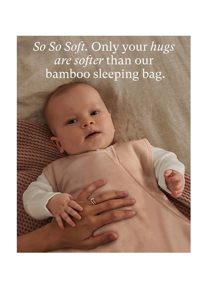 Supersoft Sleep Sack 1.0 TOG, Premium Bamboo Viscose Toddler Sleeping Bag, 2-Way Safe Zipper Sleepsacks 2-4T (Midnight)