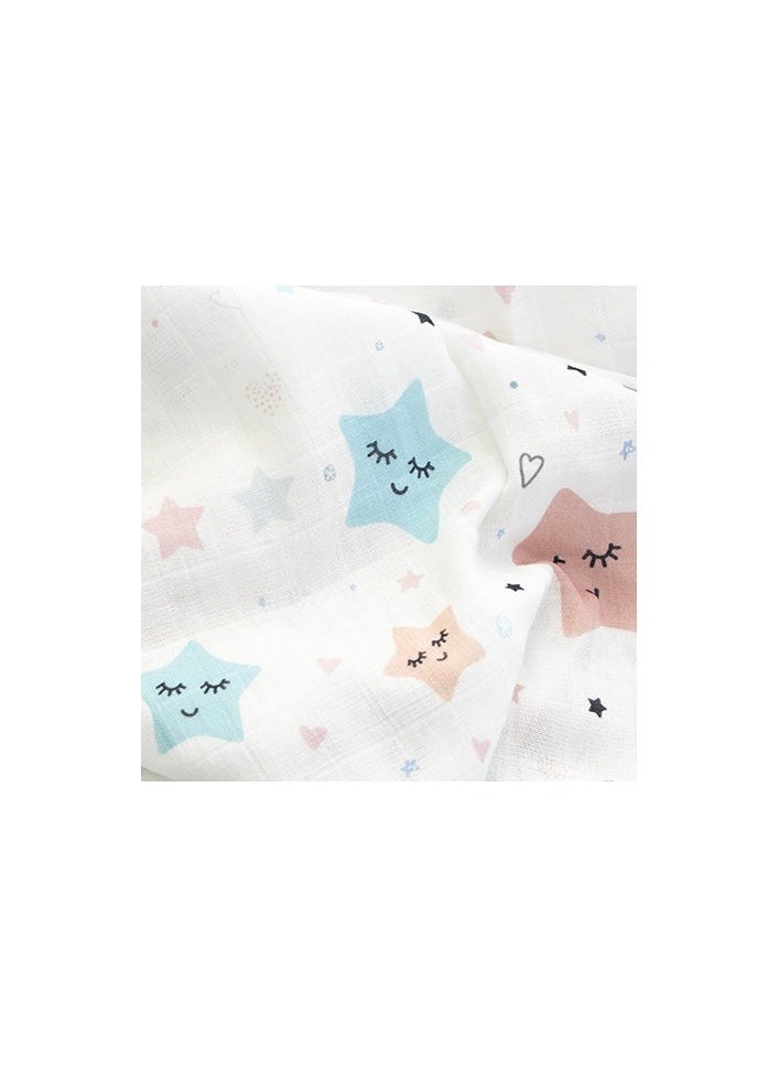 Yellow Doodle Organic Luxury Swaddle - Twinkly Stars