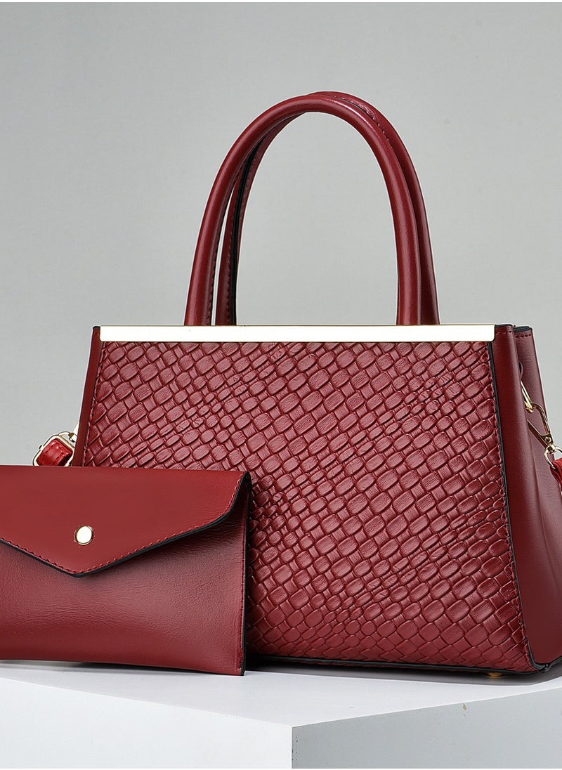 New Cross border Crocodile Pattern Large Capacity Embossed Single Shoulder Slant Bag Texture Hanndbag