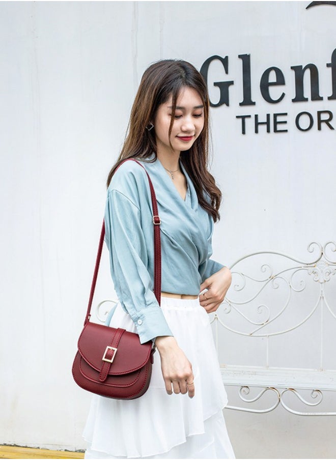 Women's Fashion Solid Color Shoulder Bag, Girls' Simple Small Bag Messenger Bag Mobile Phone Bag Coin Purse, Ladies PU Leather Crossbody Bag Sling Bag Side Bag Carry Bag