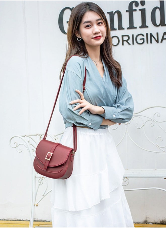 Women's Fashion Solid Color Shoulder Bag, Girls' Simple Small Bag Messenger Bag Mobile Phone Bag Coin Purse, Ladies PU Leather Crossbody Bag Sling Bag Side Bag Carry Bag