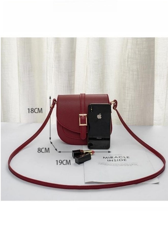 Women's Fashion Solid Color Shoulder Bag, Girls' Simple Small Bag Messenger Bag Mobile Phone Bag Coin Purse, Ladies PU Leather Crossbody Bag Sling Bag Side Bag Carry Bag