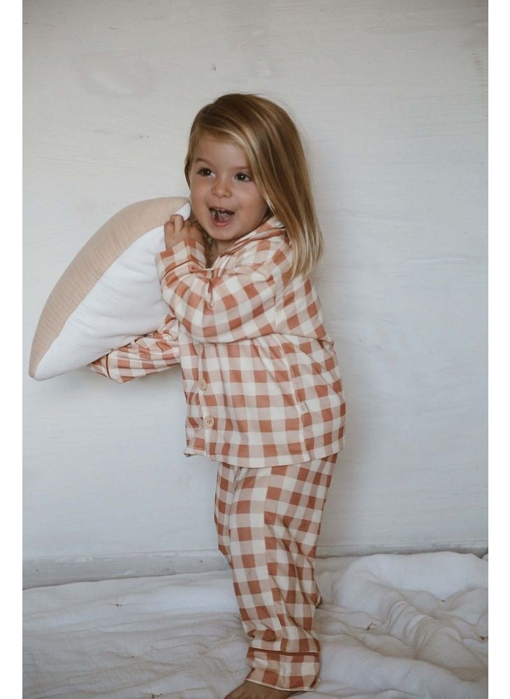 Plaid Baby Child Pajama Set