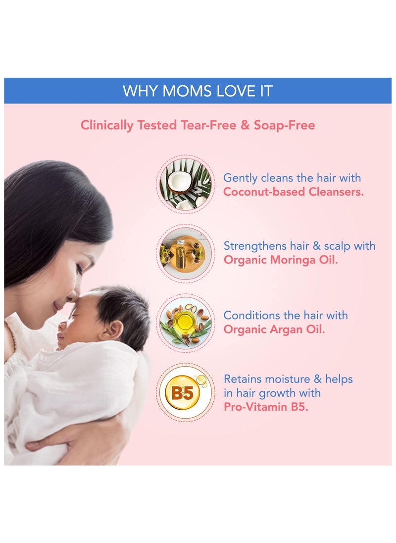 THE MOMS CO. NATURAL BABY SHAMPOO WITH MONOCARTON - ME - 400 ML