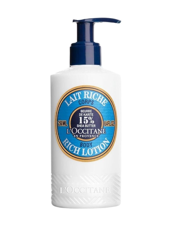 L'Occitane Rich Lotion with shea butter 250ml