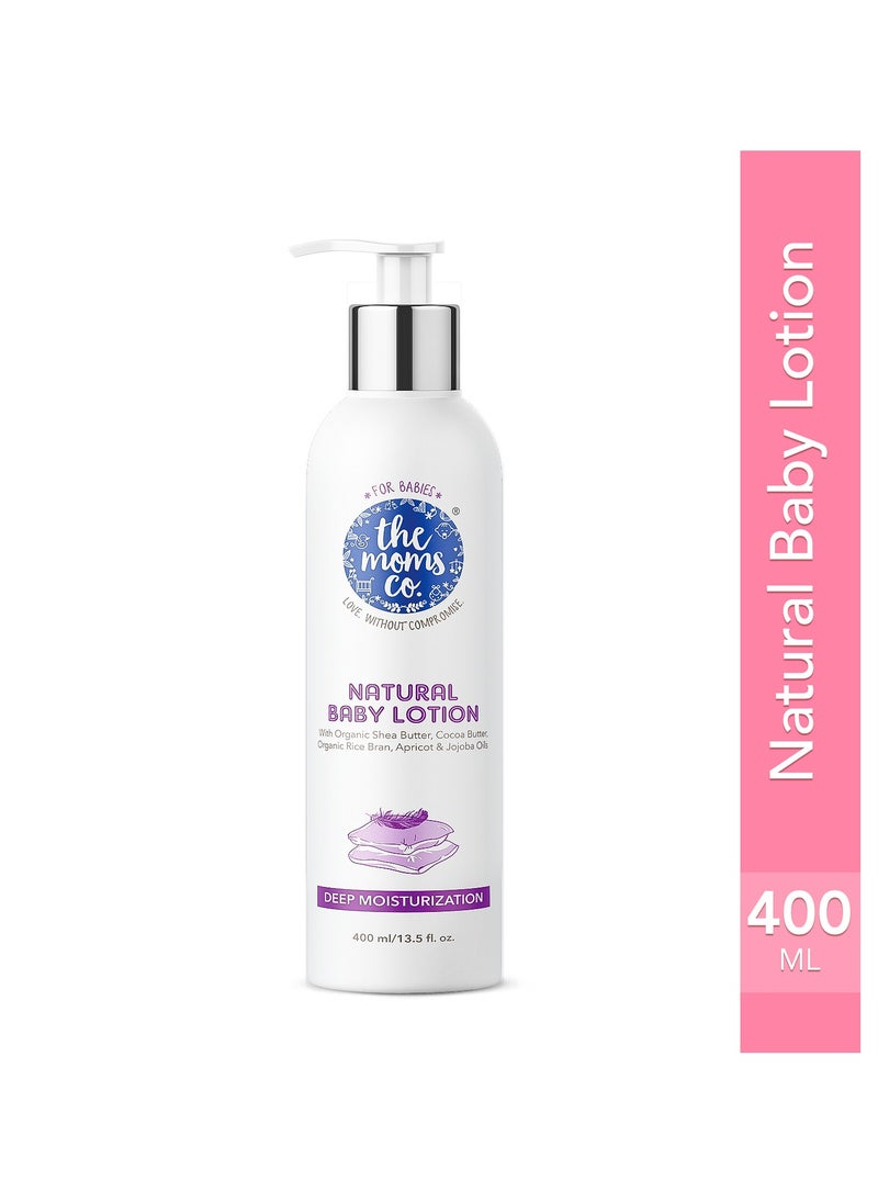 THE MOMS CO. NATURAL BABY LOTION WITH MONOCARTON - ME - 400 ML