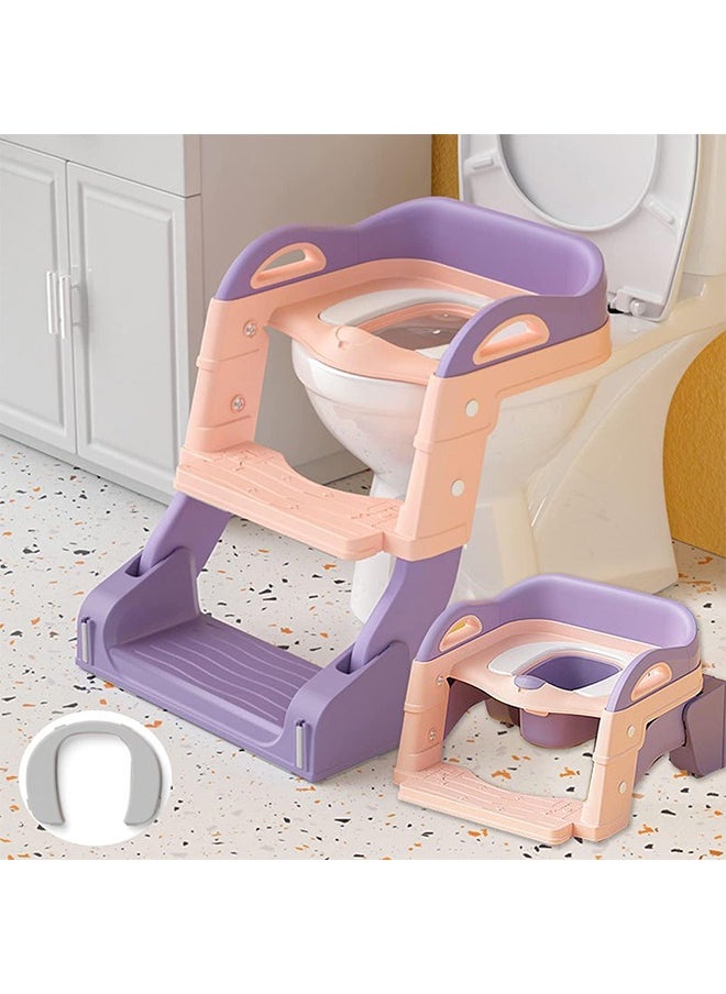 Children PottyTraining Chair, Ladder With Step Stool For Boys/Girls