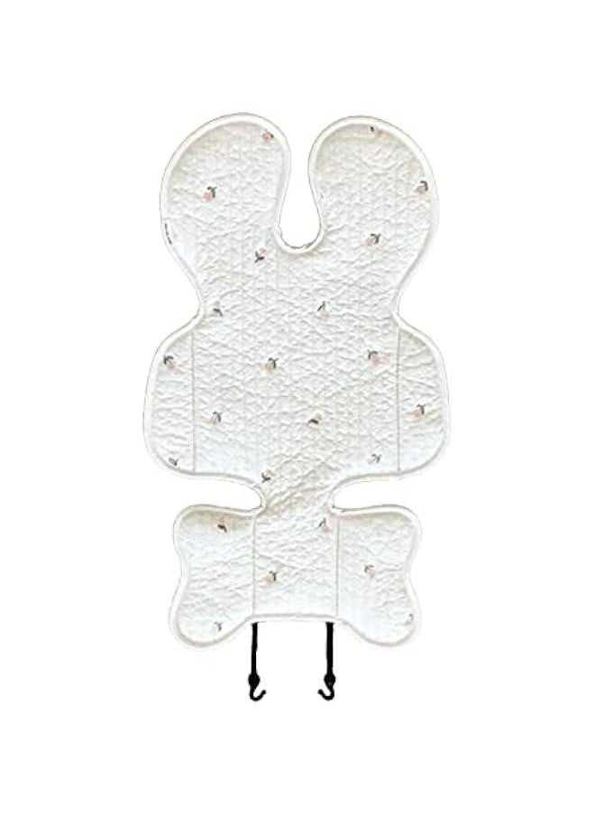 infants Car Seat Insert , infants Infants adjust heads Support Safety Pillow and Soft infants Stroller Seat Cushion Breathable Pure Cotton Infant Car Seat heads Neck Body Support (Tulip)