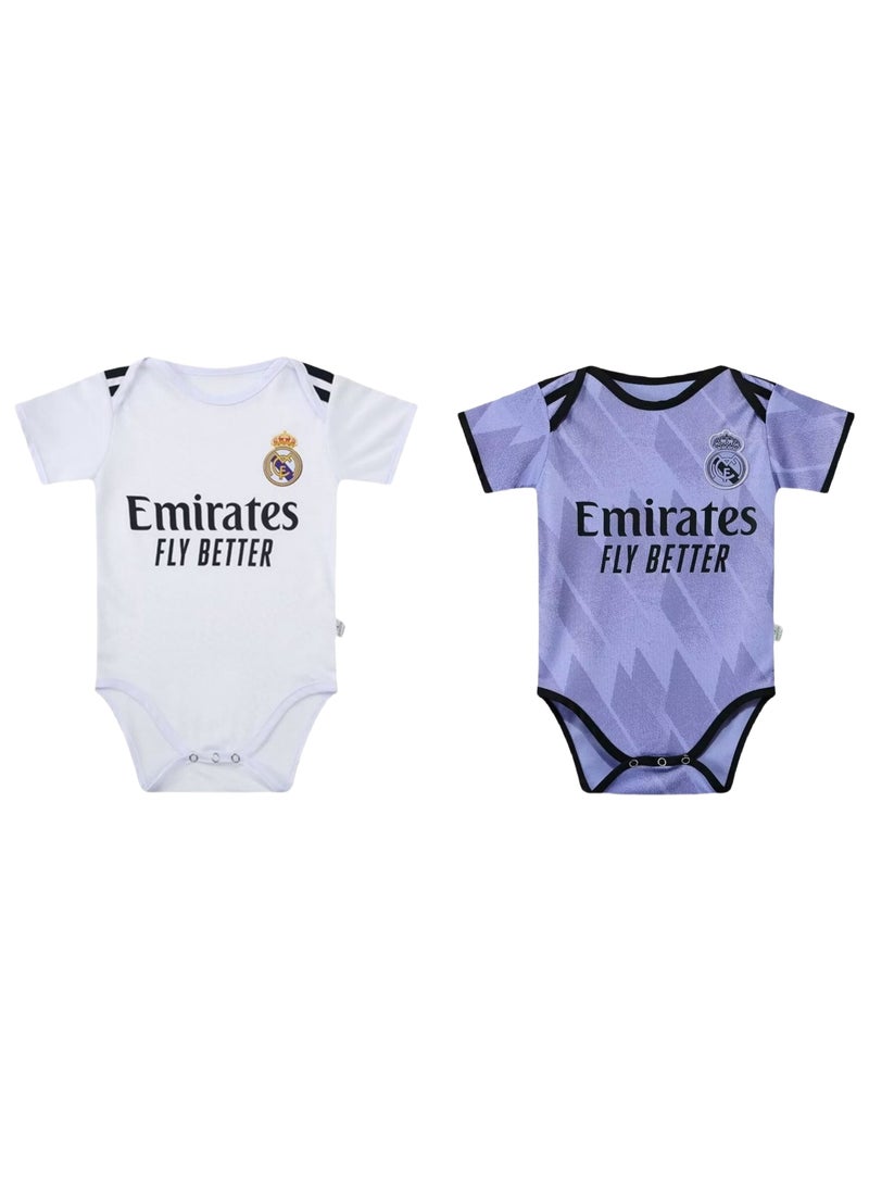 2-PACK Football-themed Baby  Onesies